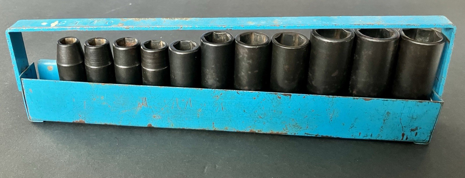 Vintage Cornwell 3/8” Drive Metric Deep Impact Sockets 8-19mm (Missing#10,13mm)