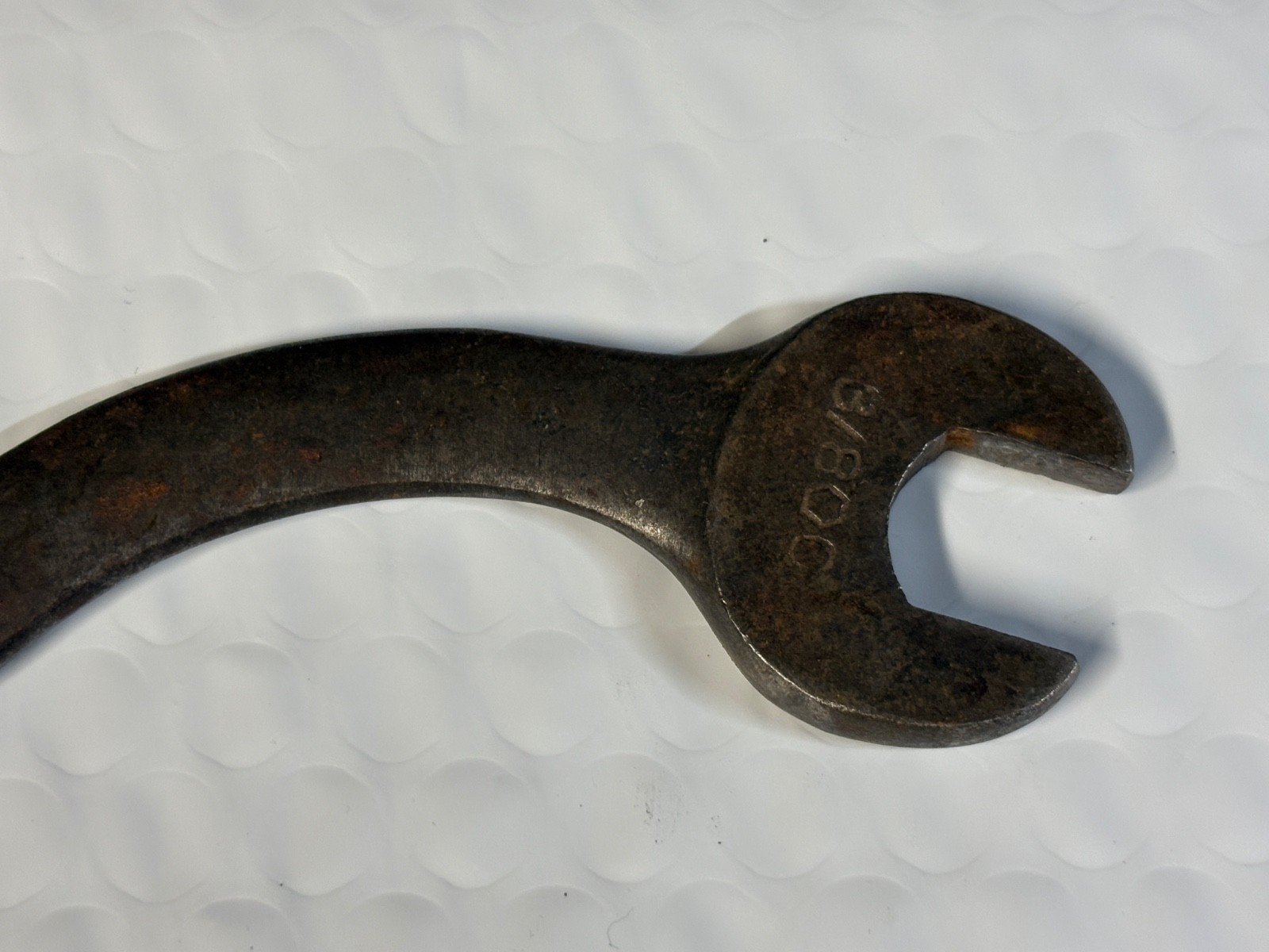 BILLINGS & SPENCER CO. ANTIQUE S-CURVE WRENCH, 3/8″ x 5/16″ SAE, #2007