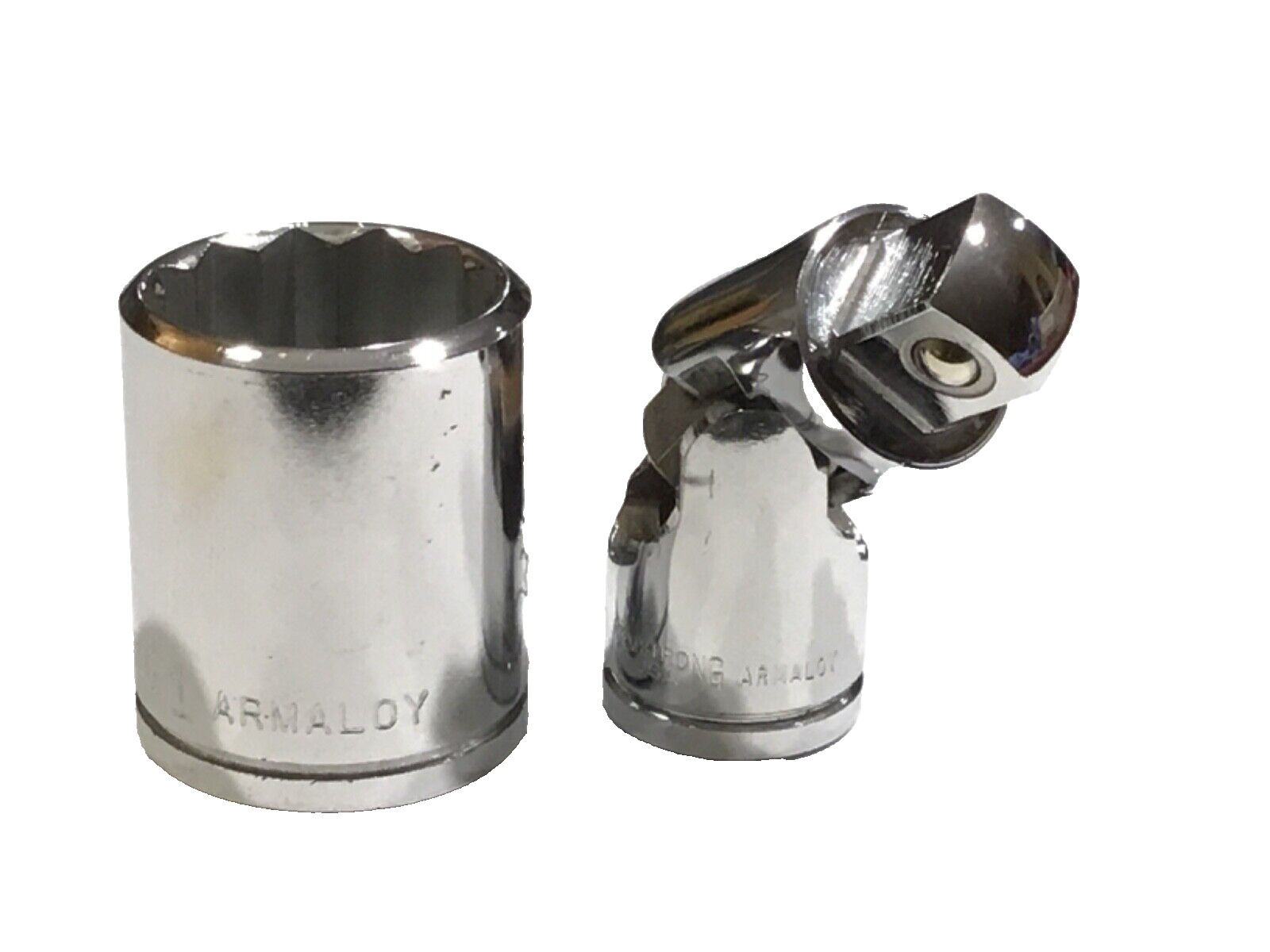 Armstrong Tools 2 Piece 1/2” Drive Swivel Joint & 1” Shallow Socket ST1232 S140