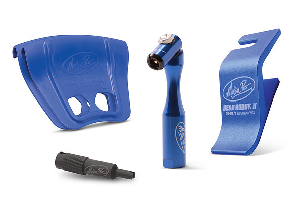 Motion Pro Essential Tire Tool Kit Air Chuck Bead Buddy RimShield Valve 20-0348