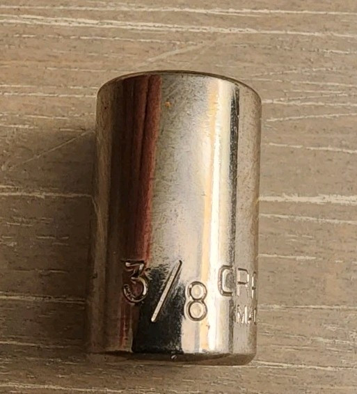 Craftsman USA 3/8″ Socket 12 Point 1/4″ Drive Inverted G 43605