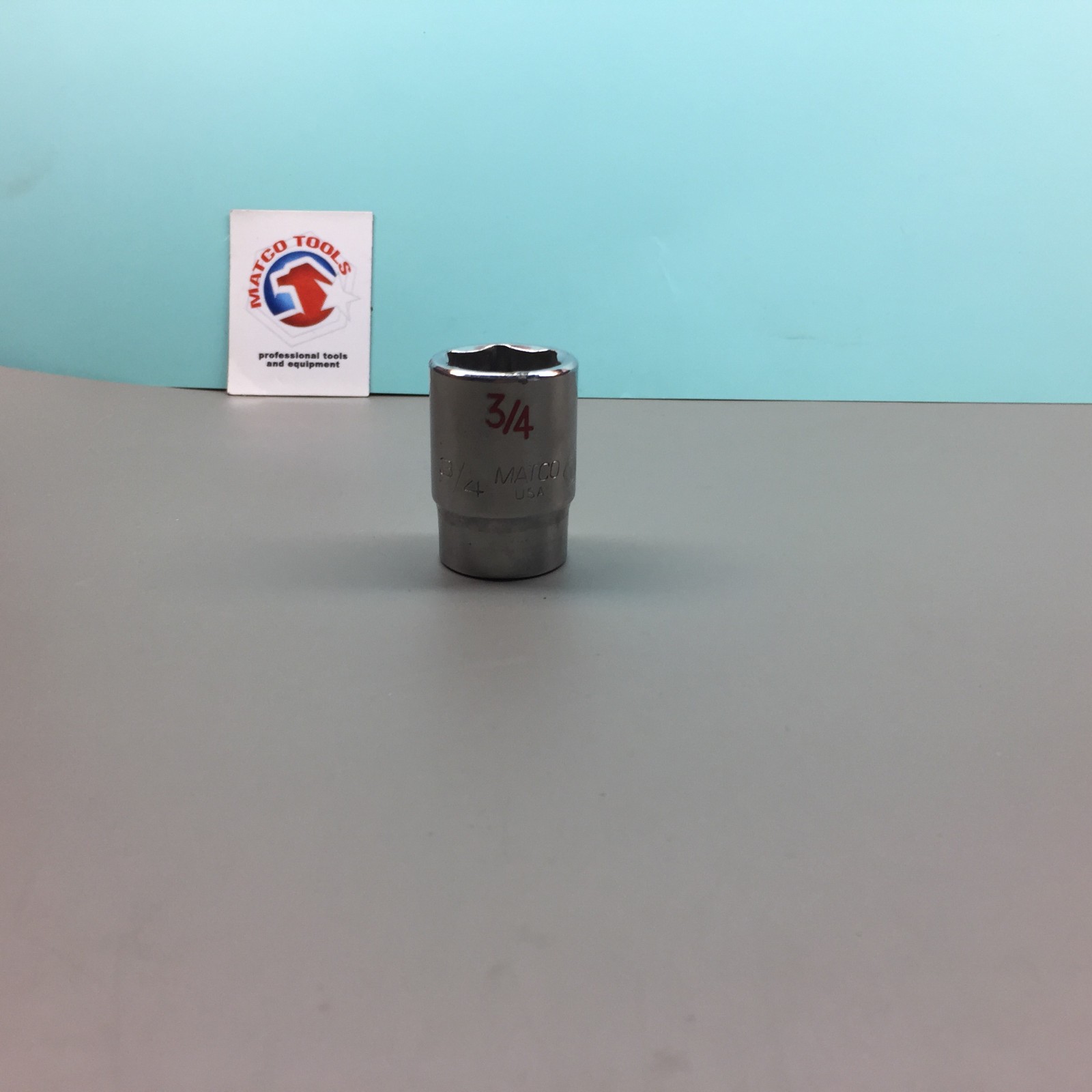 Matco C246A – SAE 3/4 Inch – 1/2 Drive – 6 Point Shallow Socket