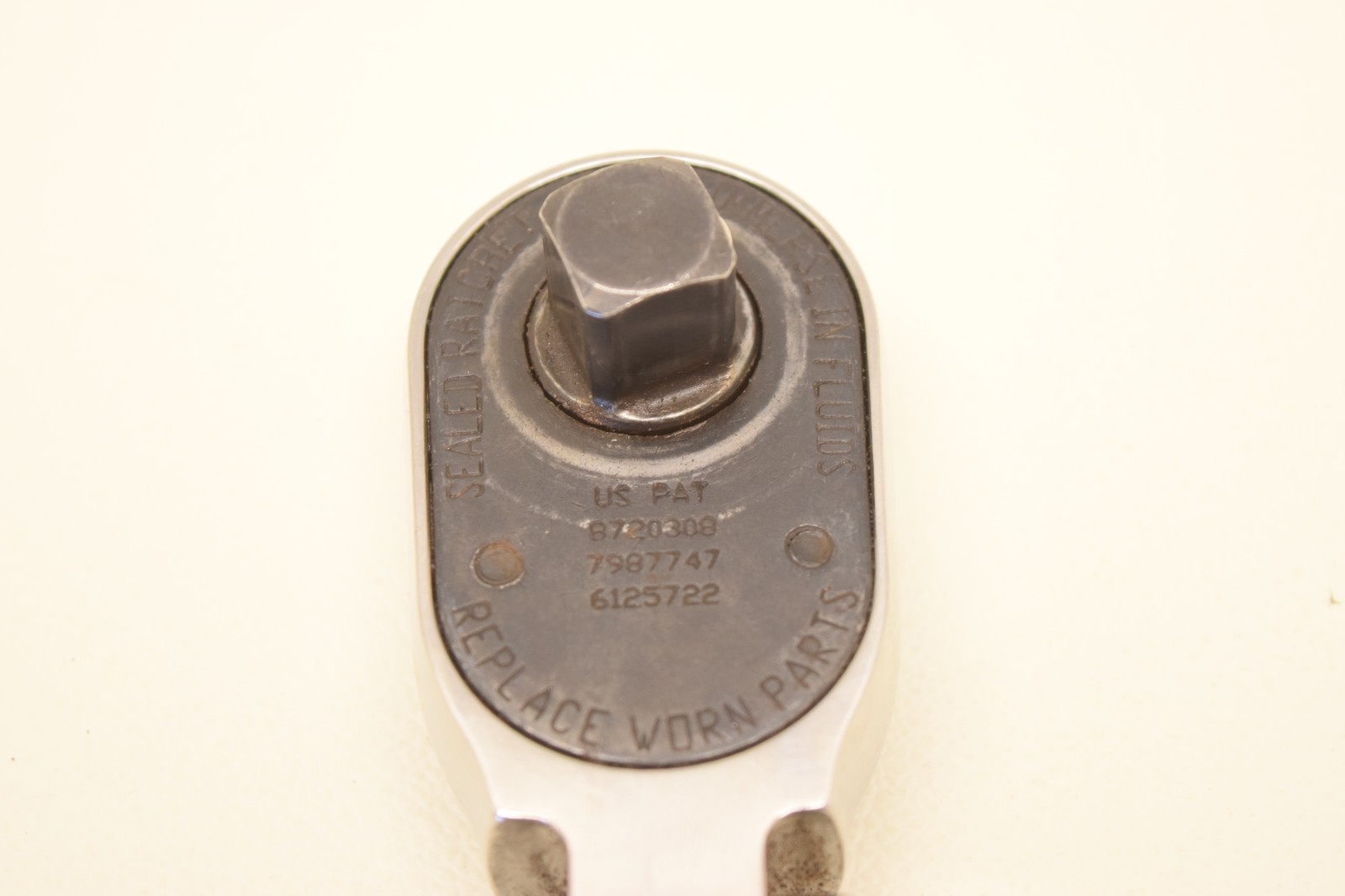 Snap-On 1/2 Drive SKF80A USA Stubby Handle Flex Head Ratchet – USED