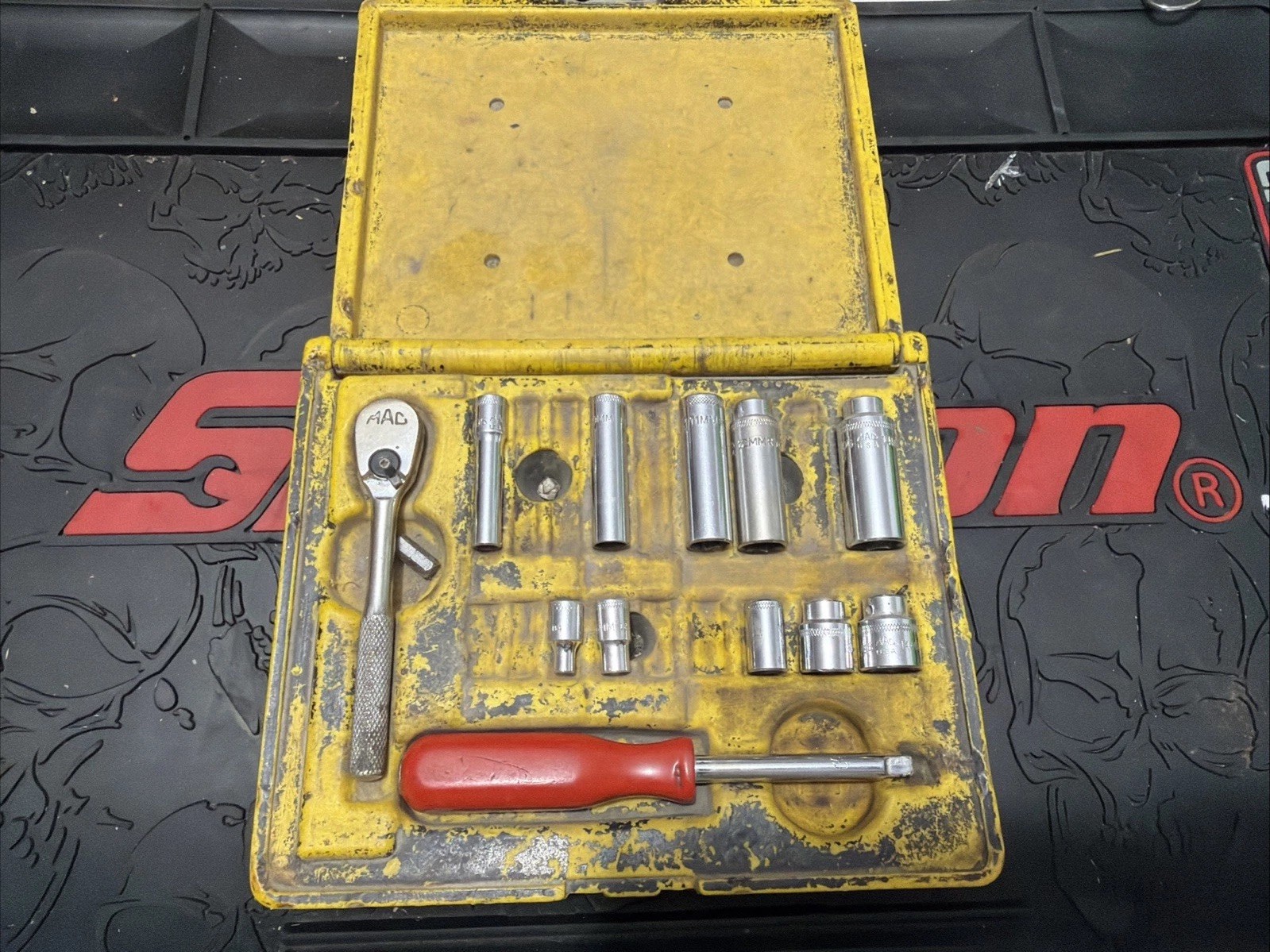 Mac Tools 1/4 Drive Ratchet Socket Set General Service Metric Missing Pieces