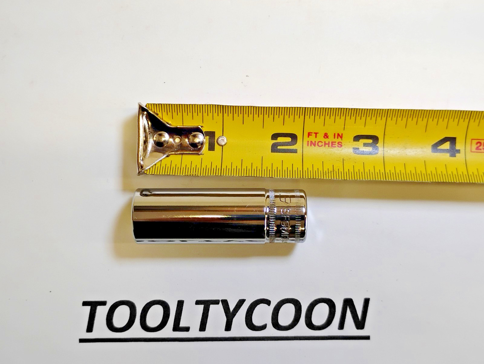 Snap-on Tools USA NEW 3/8″ Drive 13mm Metric 6 Point DEEP Chrome Socket SFSM13