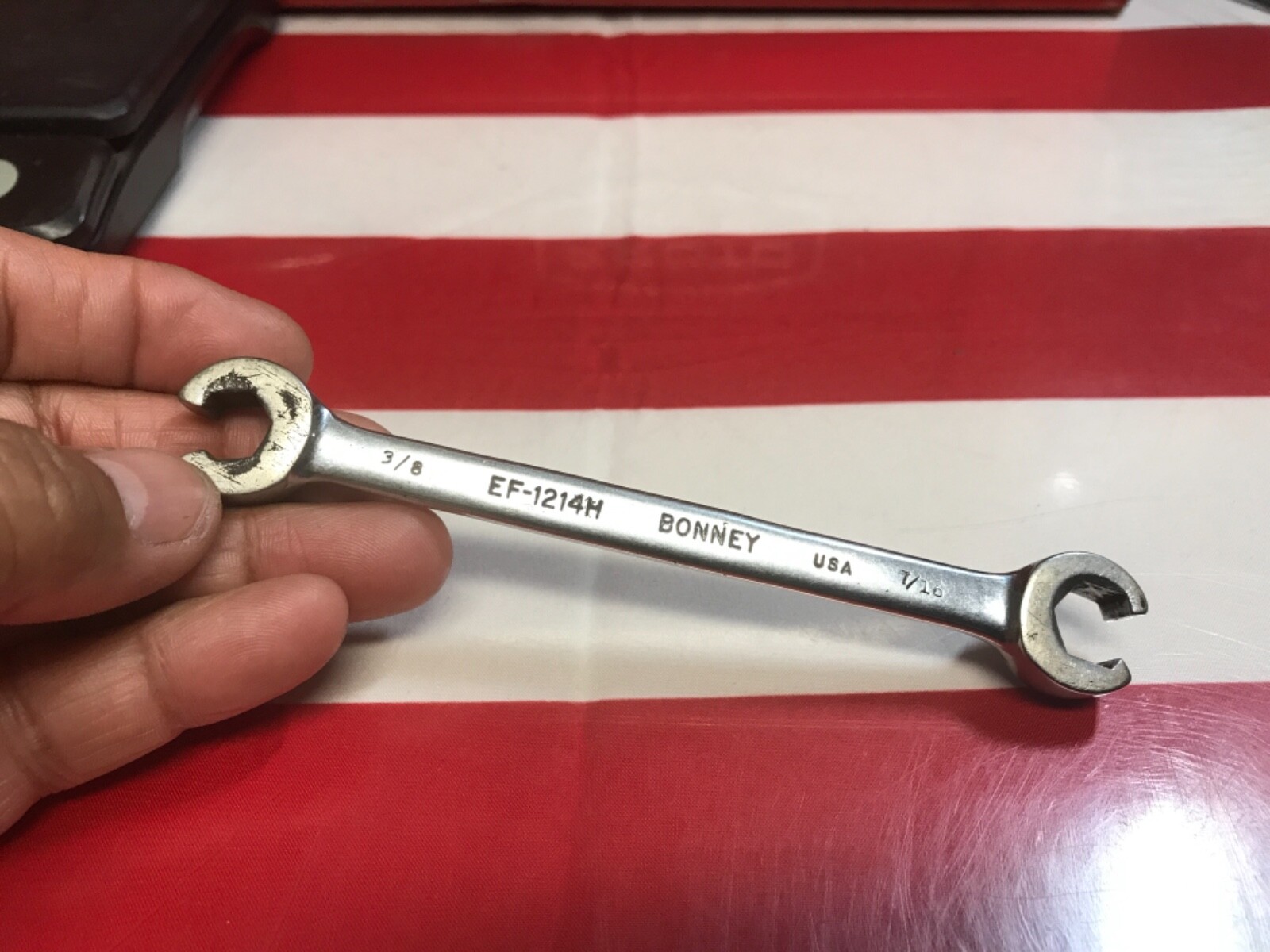 Bonney tools flare nut wrench 3/8” & 7/16” EF1214M OOOO