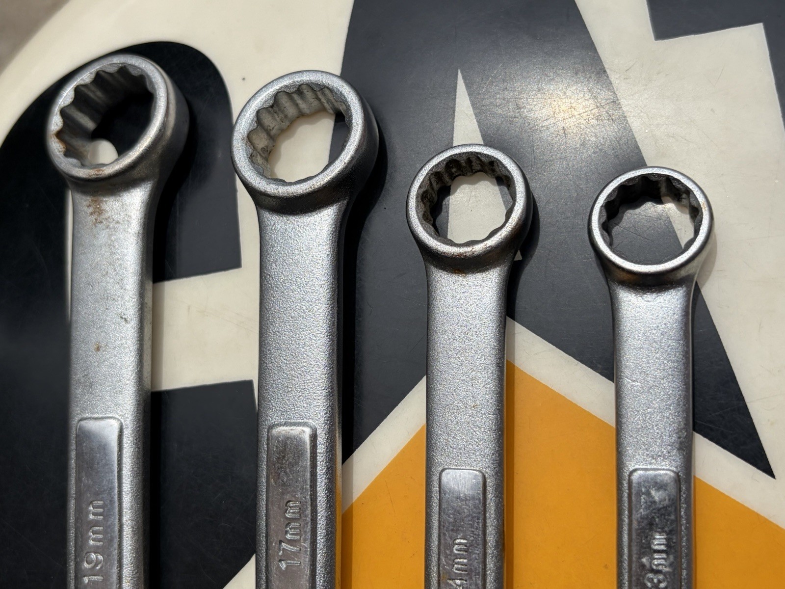 Benchtop Pro 13mm, 14mm, 17mm, and 19mm 12pt Combination Wrenches
