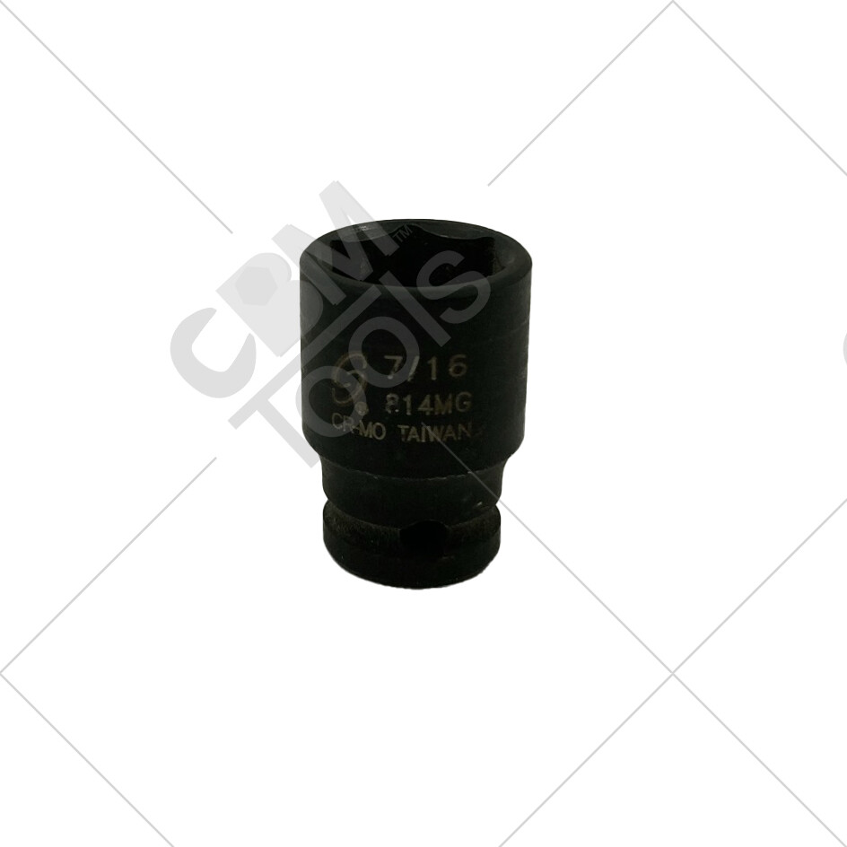 Sunex 814MG 1/4″ Drive 6 Point 7/16″ Magnetic Impact Socket