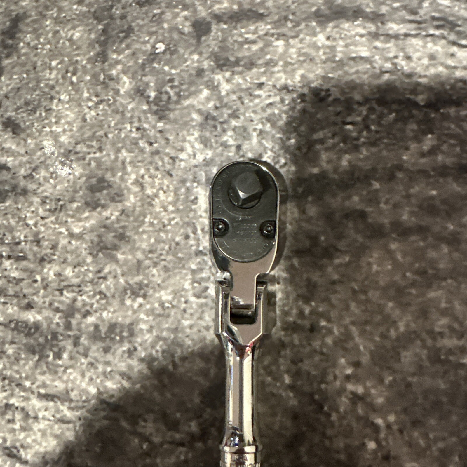 Snap-On fhf80a 3/8” drive flex head soft grip handle ratchet titanium