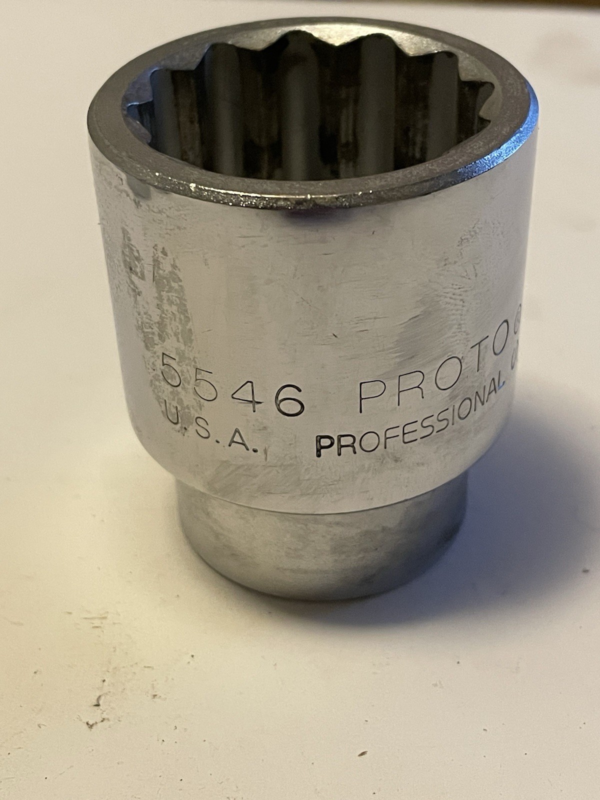 2x PROTO 3/4” Drive 12 Point Chrome Socket 5546 1-7/16″ & 5544 1-3/8” Sockets