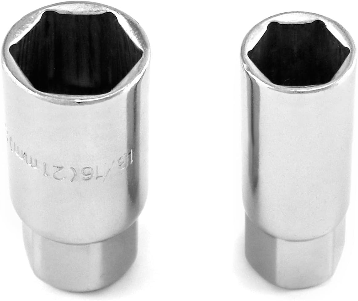 Lightweight Alloy Steel Spark Plug Socket Wrench – 360° Rotation, 5/8″ & 13/16″