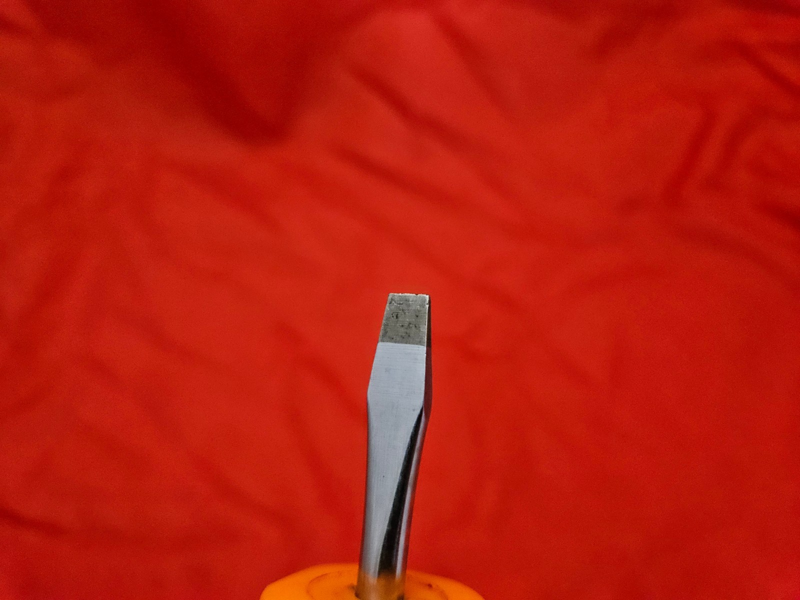 Snap-on SDD1 1/4″ Flat Head Stubby Screwdriver Orange Hard Handle USA AS IS i1