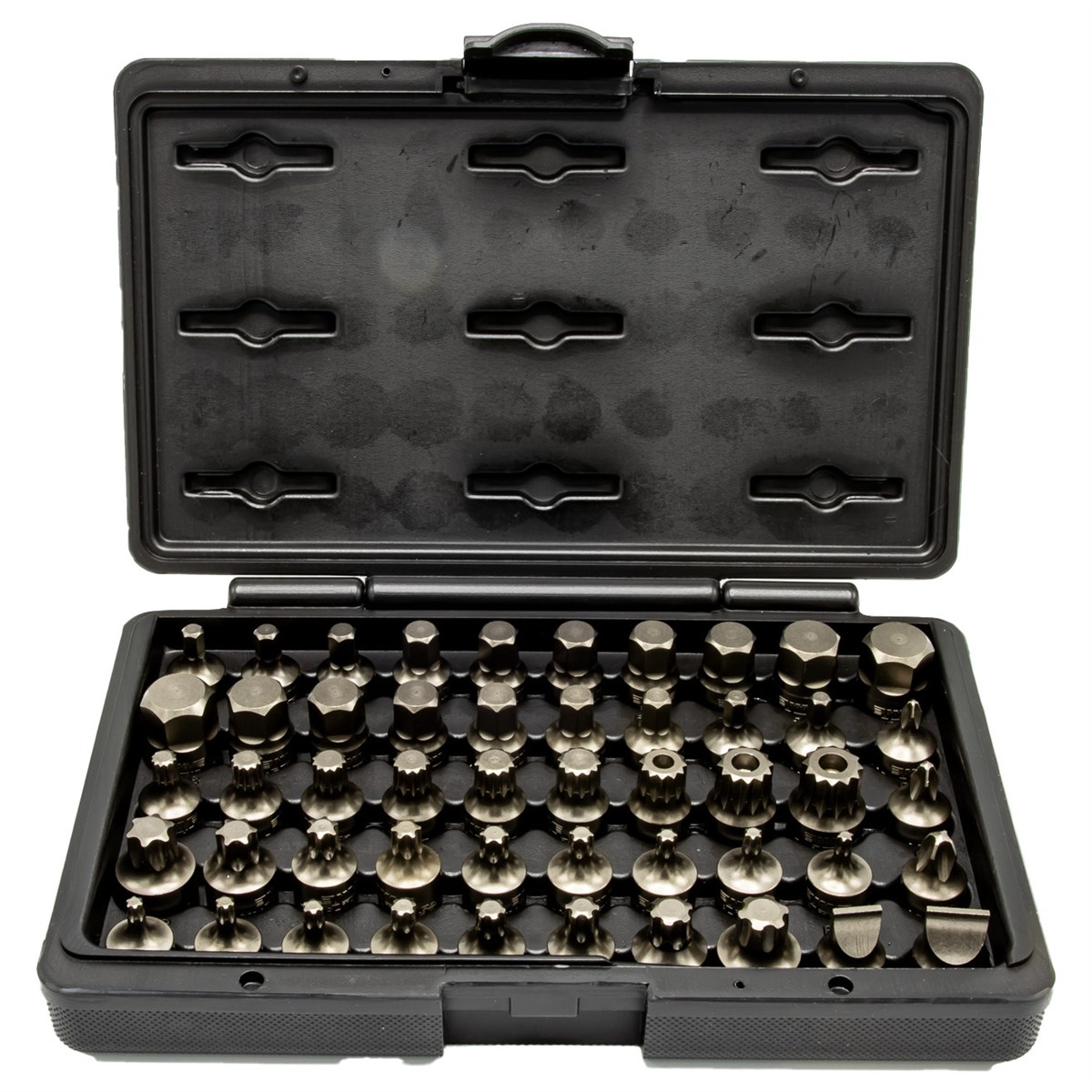 VIM Tools Impact Master Set, 50 Piece, Half Cut TORX, Hex, Flat, Philips, & XZN