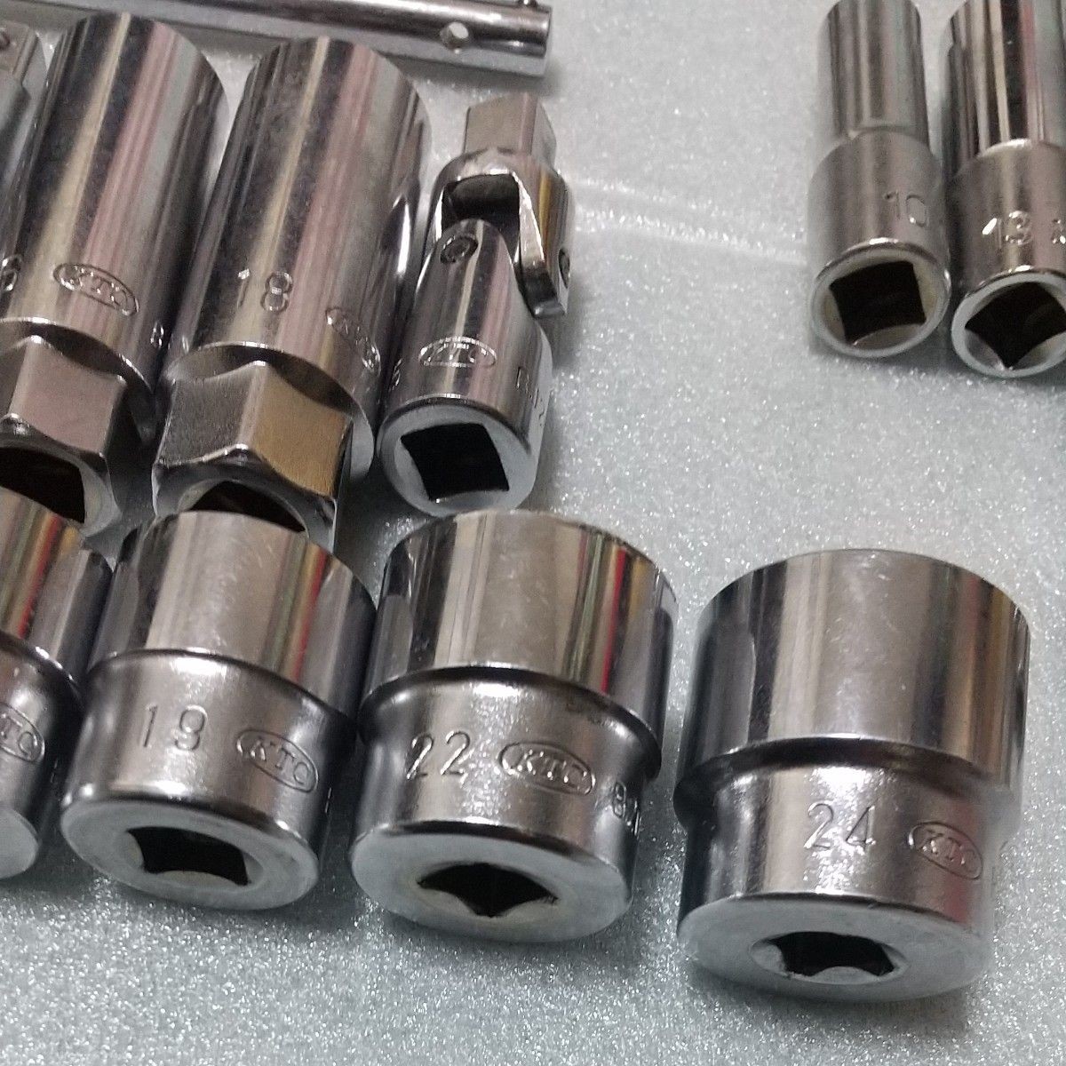 KTC Ko-ken 3/8″ Drive Socket Wrench Set Ratchet Deep Socket Japan Lot