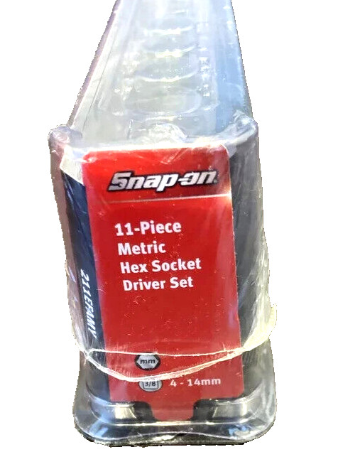 NEW Snap-on™ 3/8″ drive 4 thru 14 mm Allen Hex Socket Driver Set 211EFAMY Sealed