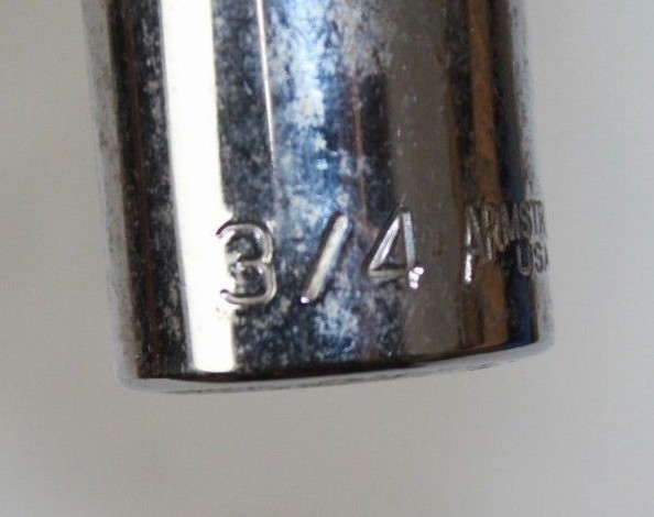 ARMSTRONG 3/4″ SOCKET 3/8″ DRIVE (BNO143 T-27)