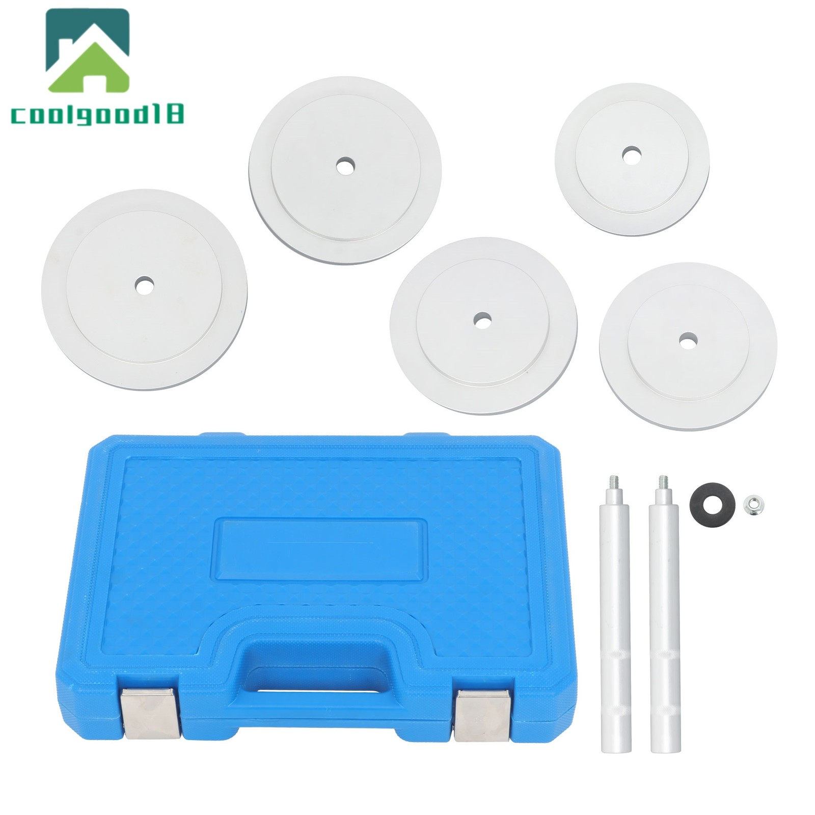 9 Pcs Truck Hub Seal Installer Kit for Class 7 & 8 Heavy Duty Driver Set