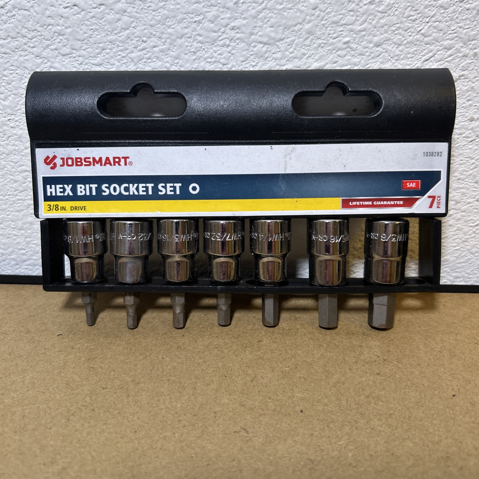 JOBSMART 7 Pc. SAE 3/8″ DRIVE HEX BIT SOCKET SET 1038283 Tools, Mechanic