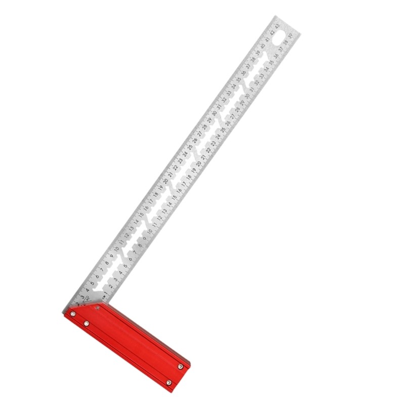 High Precise Aluminum Alloy L Shape 90 Degree Angled Ruler For Woodworking And
