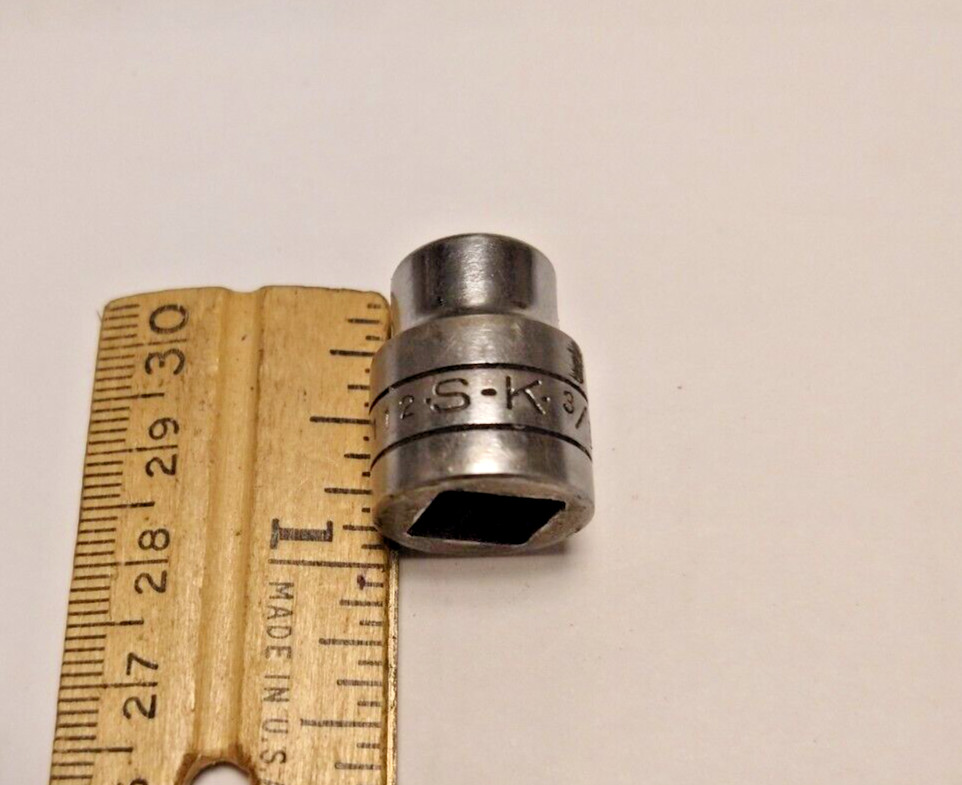 SK 3/8″ Drive 6 Point 3/8in. Shallow SAE Socket 45112