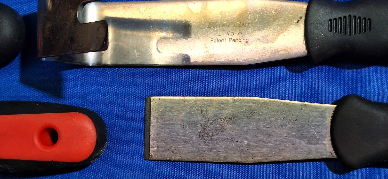 Blue Point 8 piece Knife blade, scraper, V & U Blade door panel tools