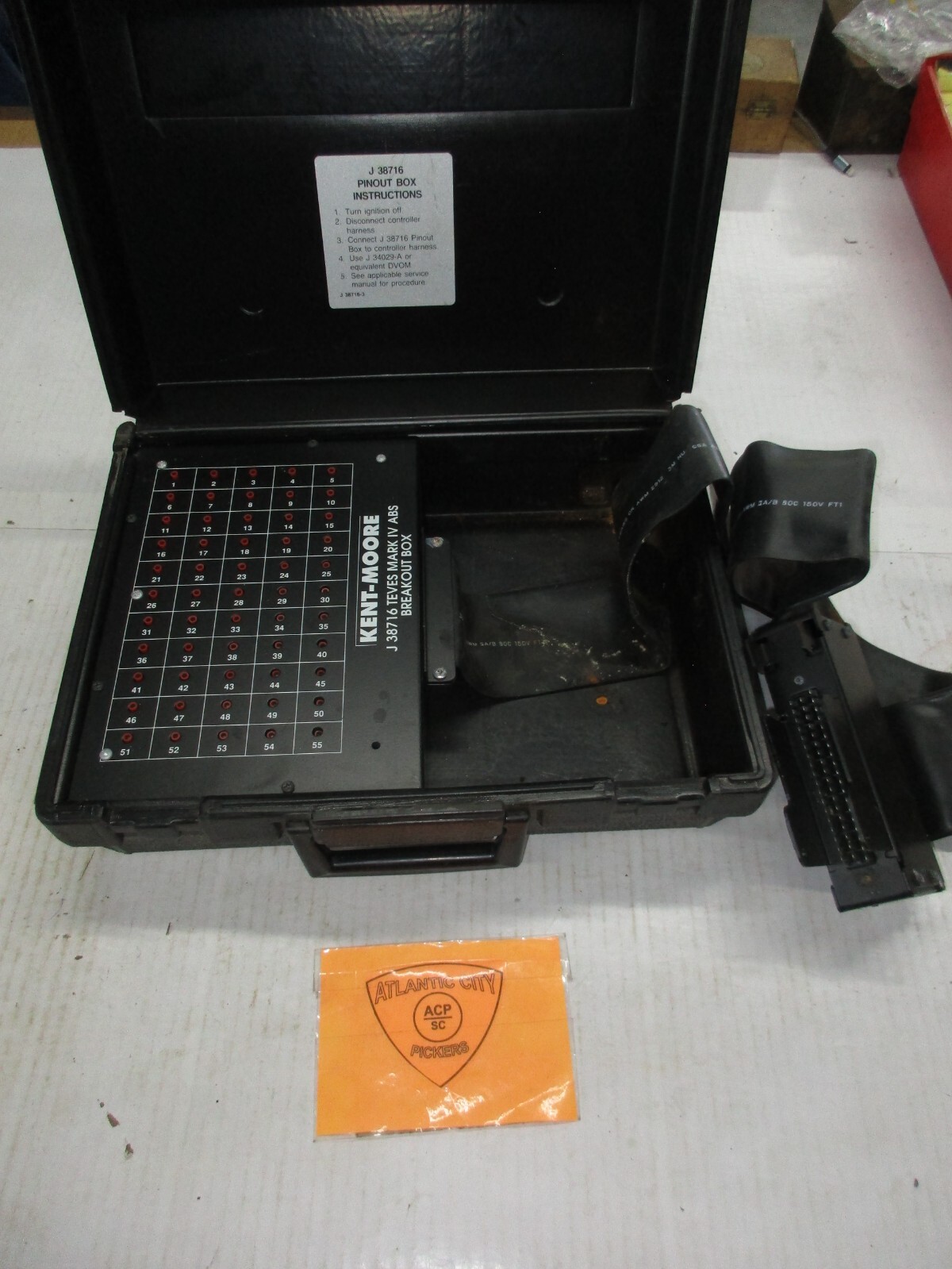 KENT MOORE TOOL J-38716 TEVES MARK IV ABS BREAKOUT BOX KIT