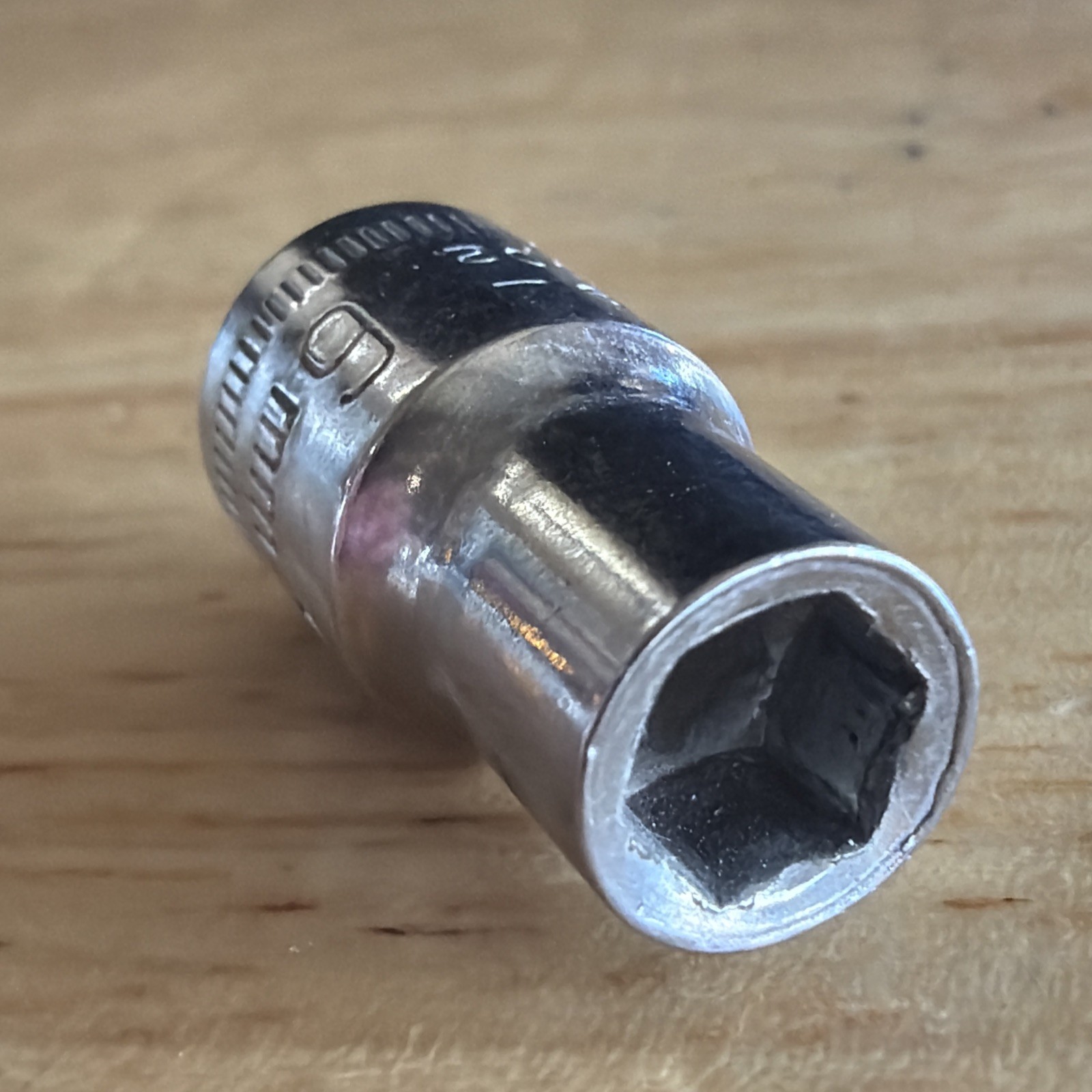 Craftsman 6mm Shallow Socket 1/4″ Drive 6 Point G Series 43502 Made in USA