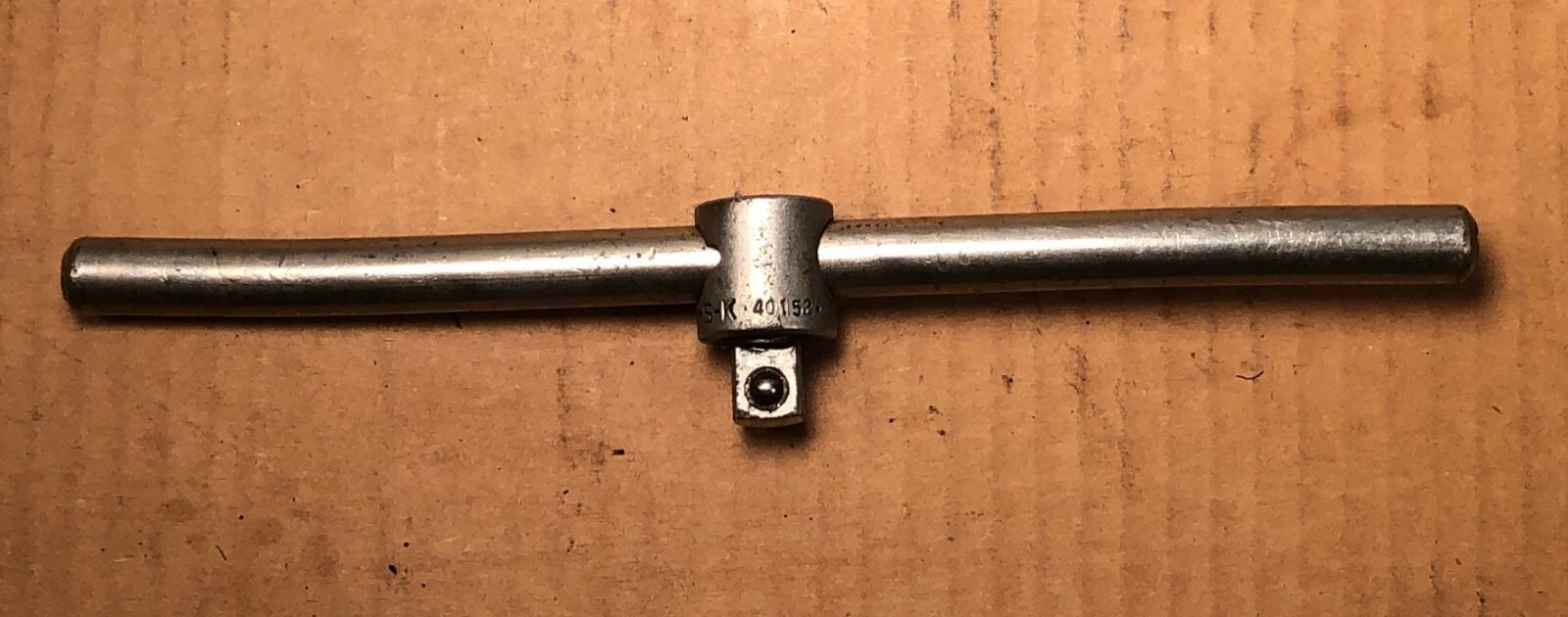 S-K Vintage No. 40152 Sliding T Head Breaker Bar 1/2″ Drive 10″ Long 
