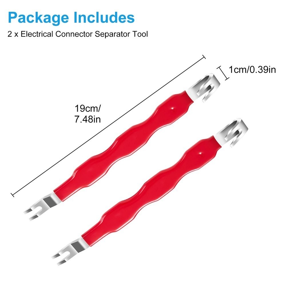 2 Car Electrical Terminal Connector Separator Disassembly Tool For Most Vehicles