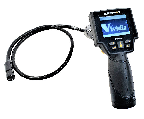 37 Inch Flexible 4-Claw Pickup Retrieving Tool with Videoscope Camera and Lights