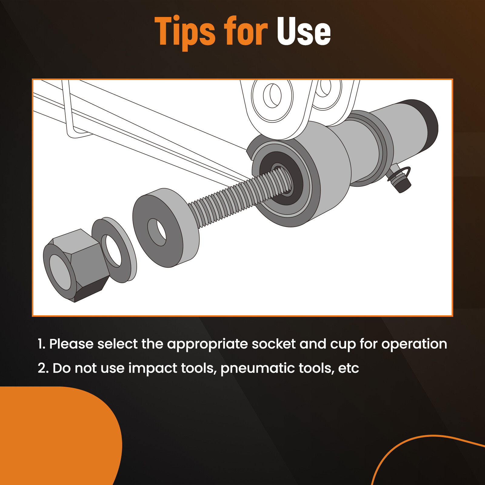 Bushing Press Kit Bushing Puller Tool Fit For Volkswagen Audi Durable