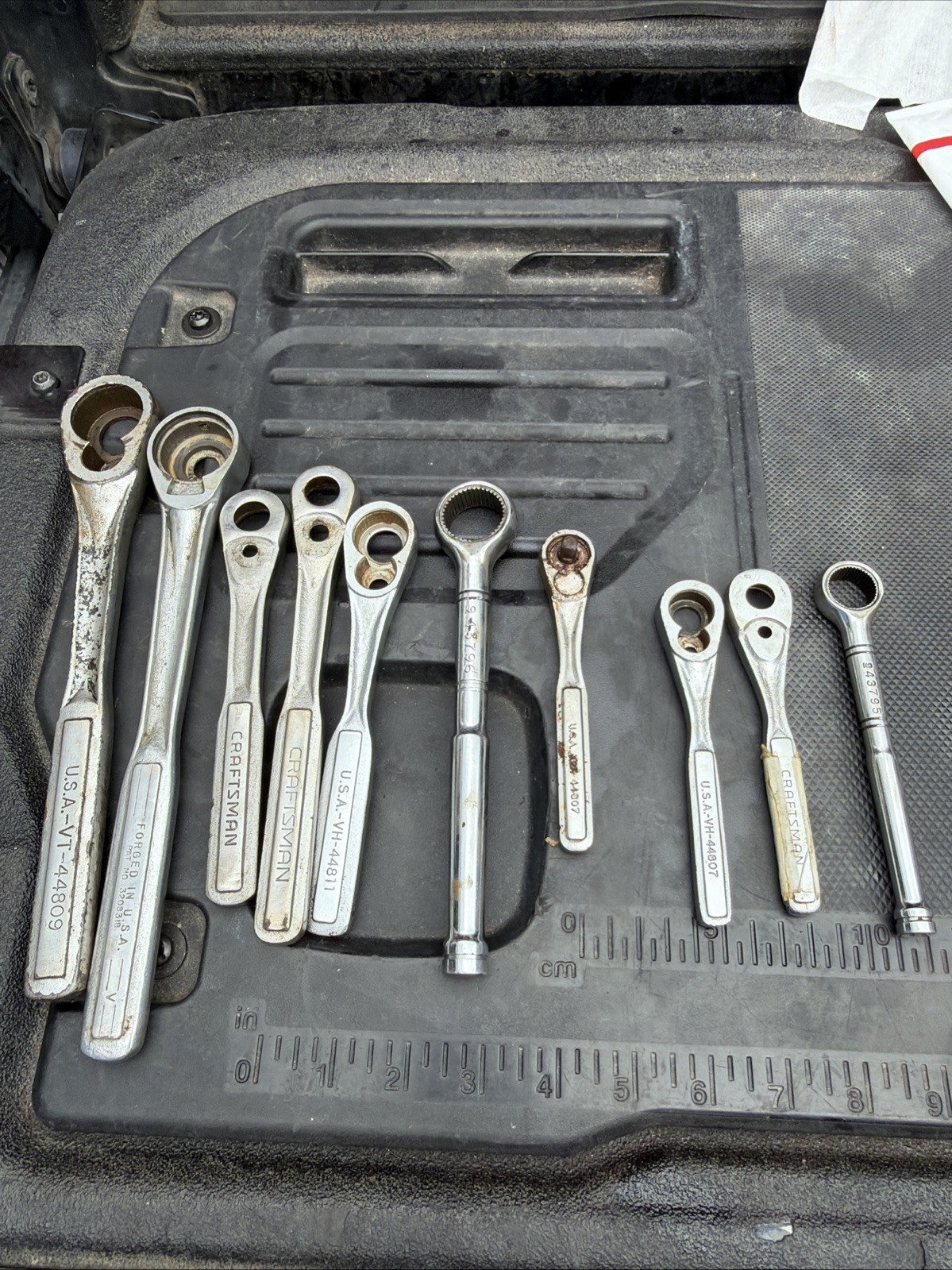 Sears Craftsman 10pcs Ratchet Bodies ONLY NO GUTS 1/2,3/8,1/4” Forgings Warranty