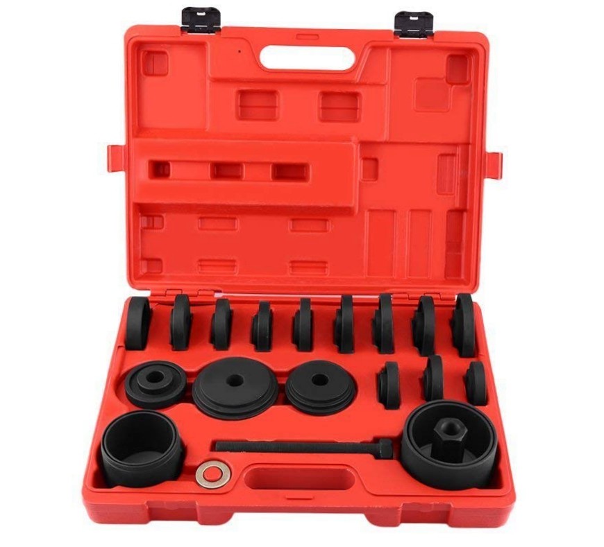21PCS Front Wheel Drive Bearing Adapter Puller Service Removal Install Tool Set