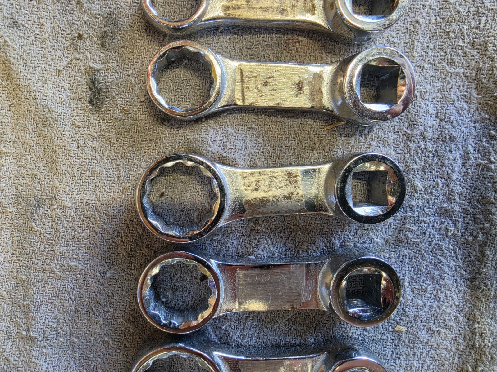 10pc Proto & Snap-on 3/8″ Dr. Torque Adapter Wrench Set SAE 5/16″ – 7/8″ USA