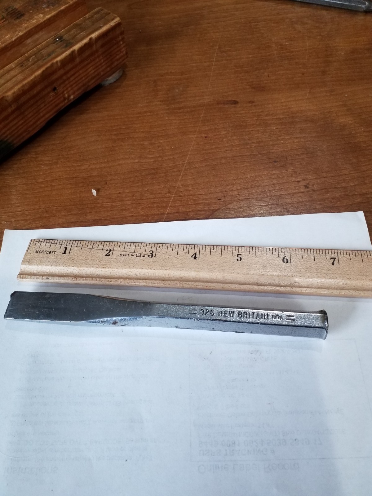 NEW BRITAIN 926 5/8 TIP COLD CHISEL