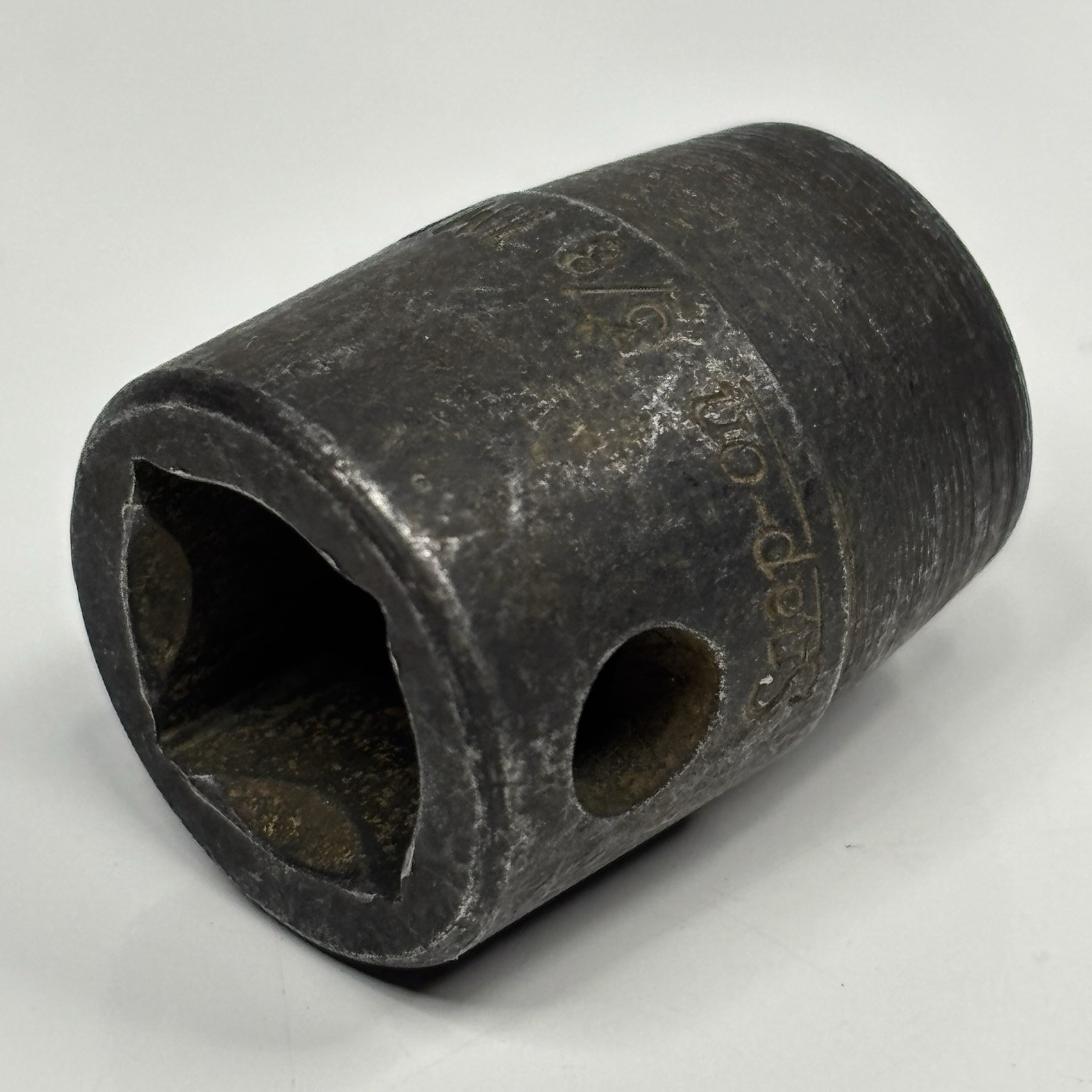 Snap On IMF120 3/8 Dr 6Pt SAE 3/8 Flank Dr Shallow Impact Socket USA VTG 1991