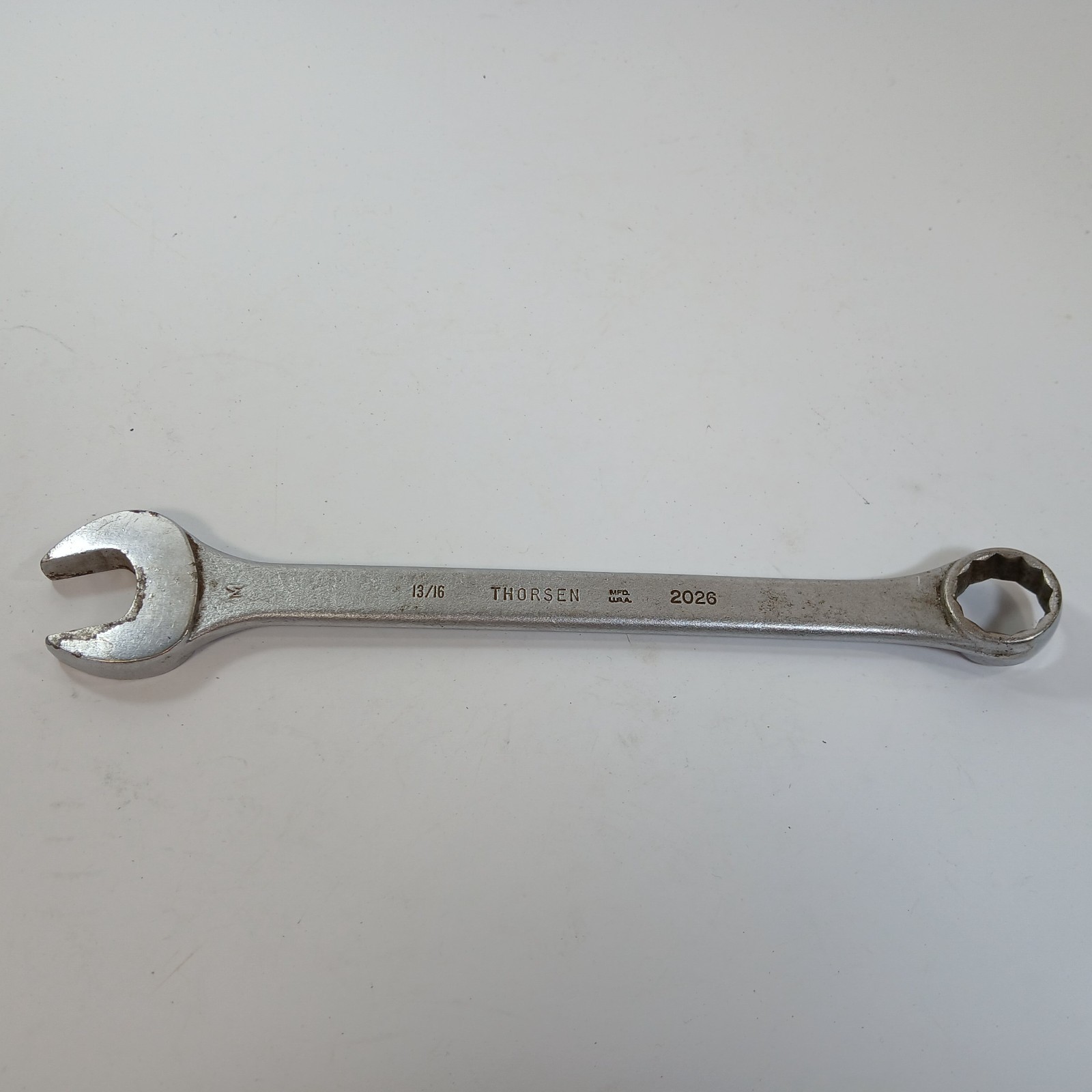 Thorsen USA 2026 13/16 In SAE 12 Point Combination Wrench Vintage