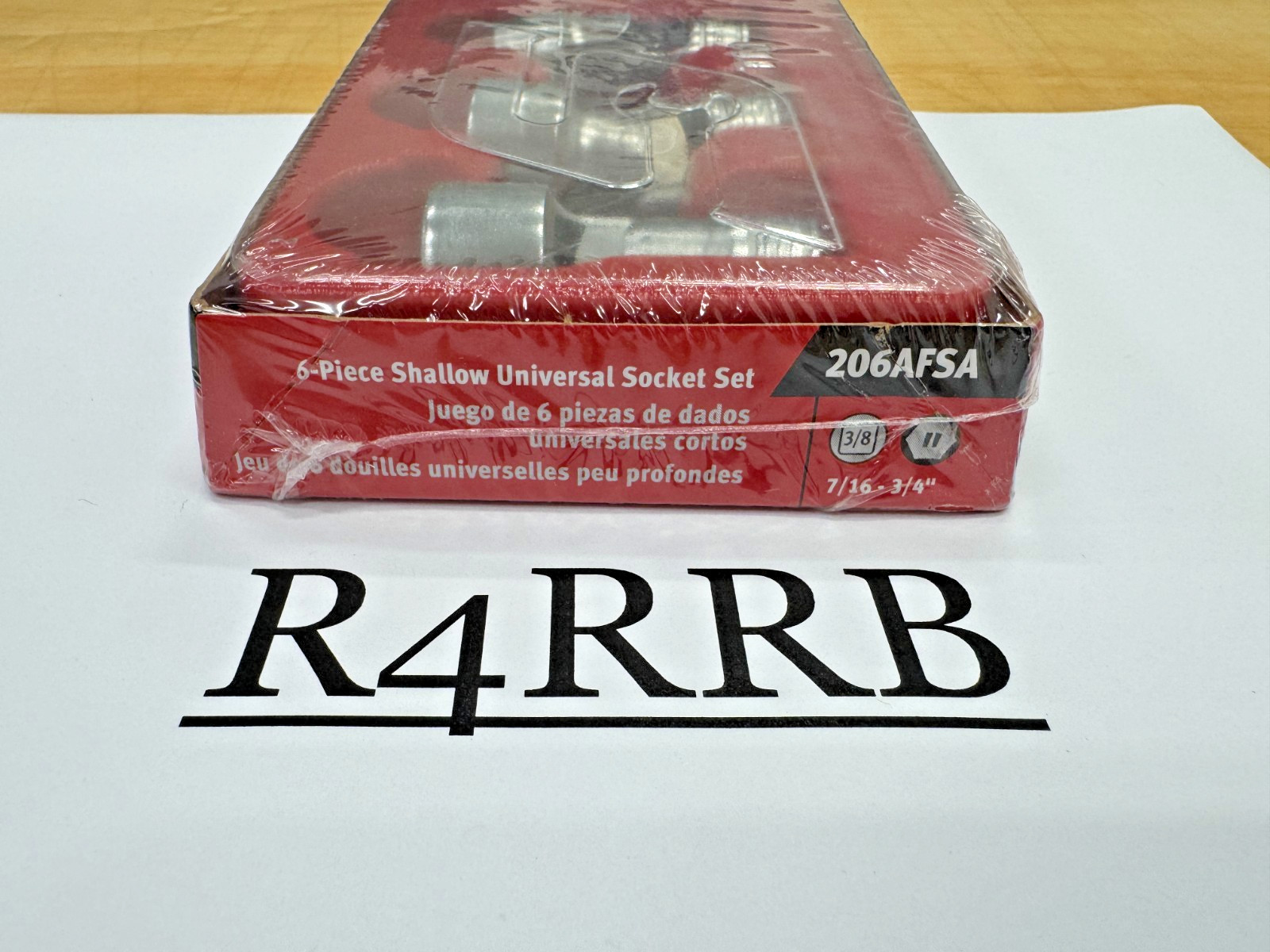 Snap-on Tools USA NEW 6 Piece 3/8″ Drive SAE 6 Point SWIVEL Socket Set 206AFSA