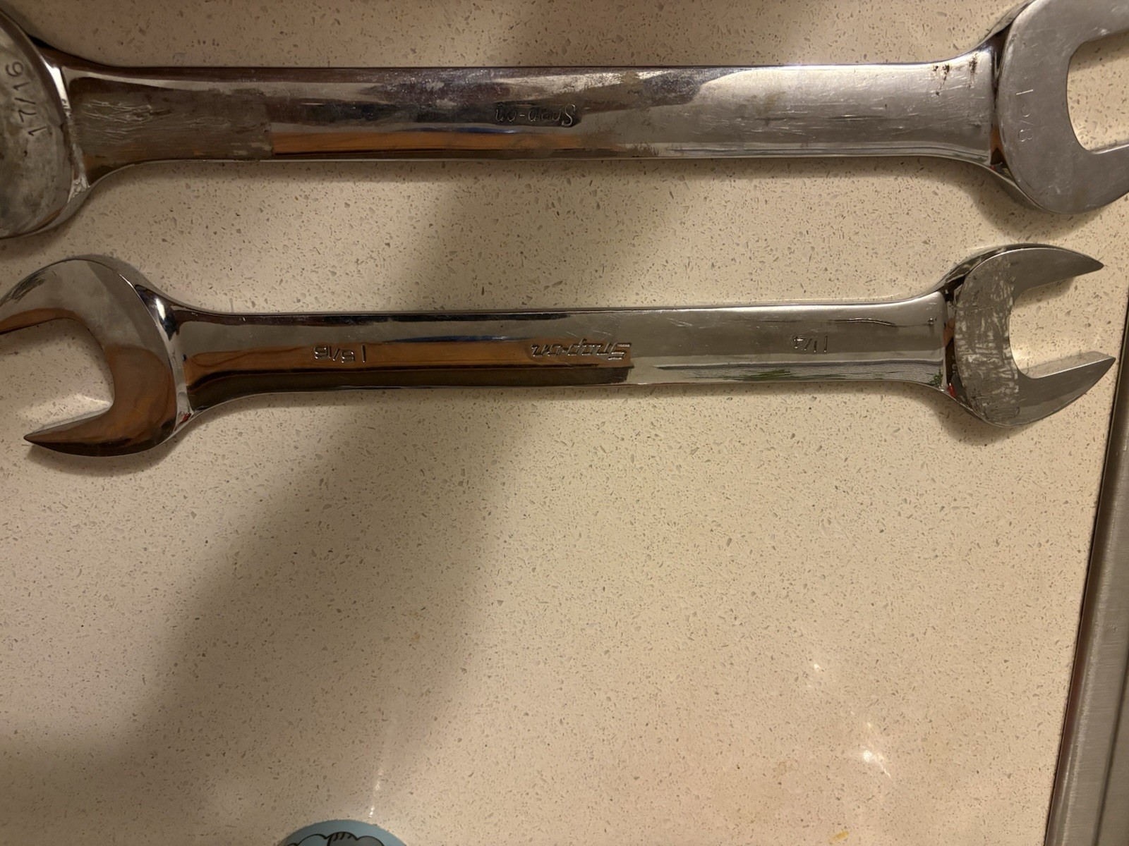 Lot Os (2) Snap-on Open End Wrenches. VO 4442b & VO4446b . Used But Clean.(17)