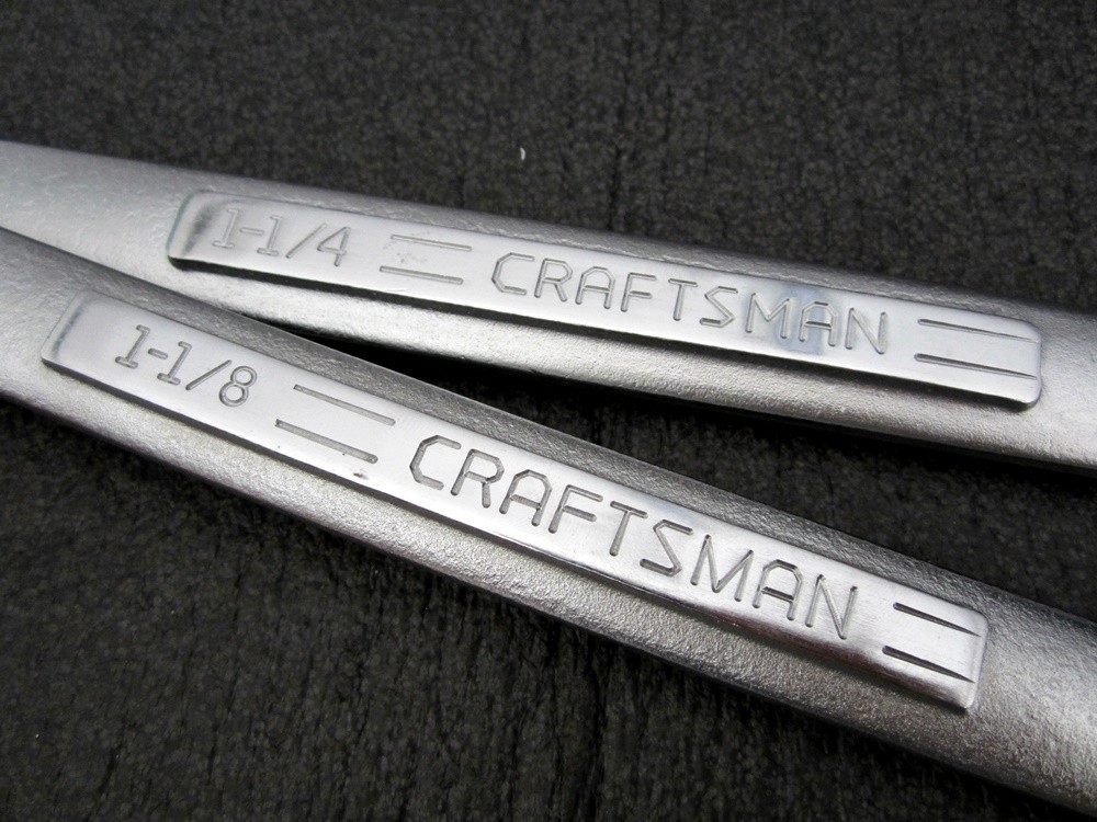 Vintage Craftsman 5pc Large Combination Wrench Set -VV- Made in USA