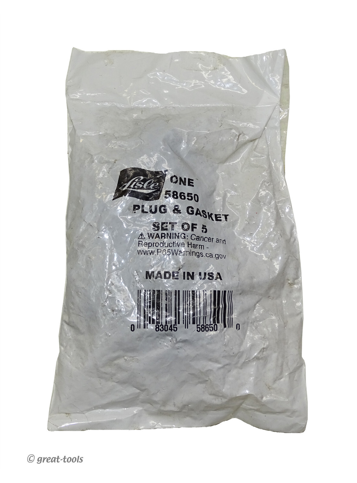 LISLE PLUG AND GASKET SET FOR #58850 OIL PAN RETHREADING KIT – automotive tools