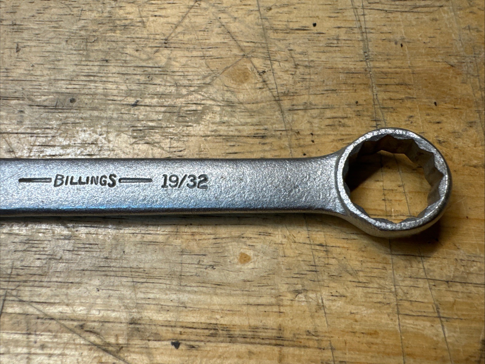 Vintage Billings Vitalloy 1163 9/16″ Combination wrench Made in USA 