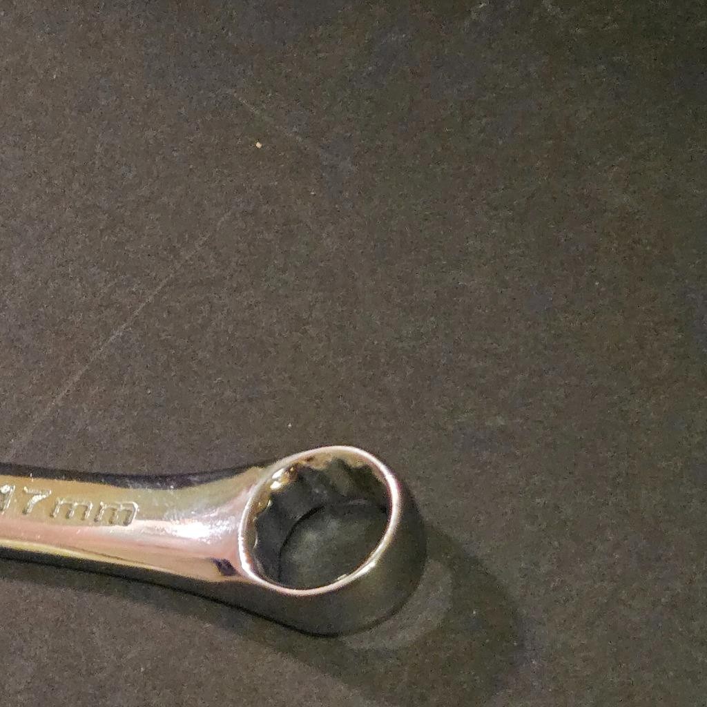 QUALITY S-K SK #88317 17MM METRIC COMBINATION POLISHED 12 POINT WRENCH