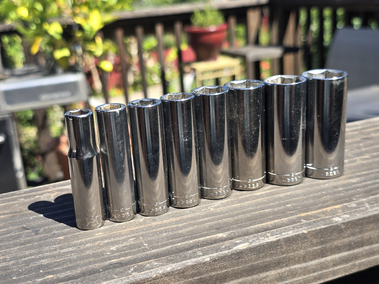 Craftsman 7 Pc. Socket Set 3/8″ Dr. 6 Pt. Deep G Series 3/8″ – 13/16″
