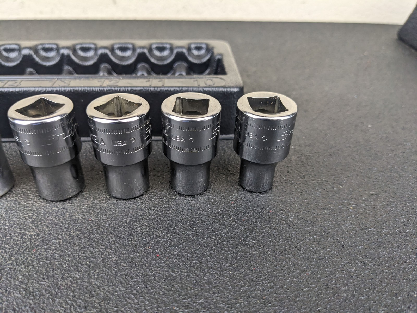 #bl921 Snap-On Tools 310swmya 1/2″ Drive Metric 12-Point shallow socket set