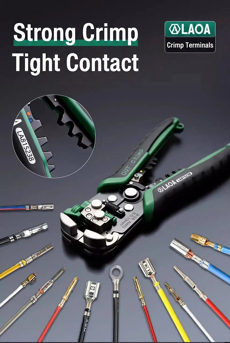 Professional Automatic Wire Stripping Pliers Terminal Crimping Tool