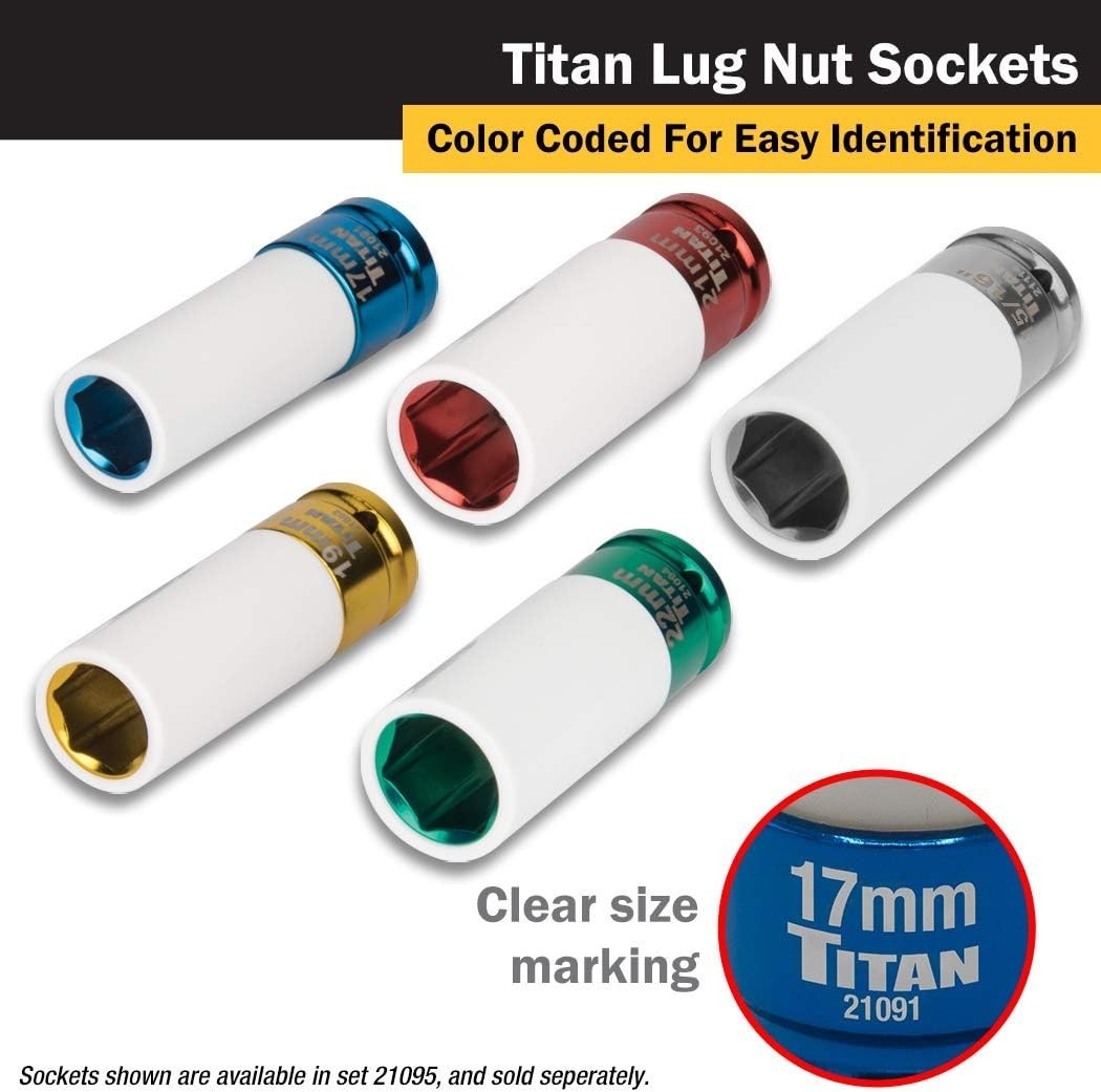 17mm Non-Marring Impact Socket 1/2-Inch Drive – Durable Chrome Molybdenum Steel