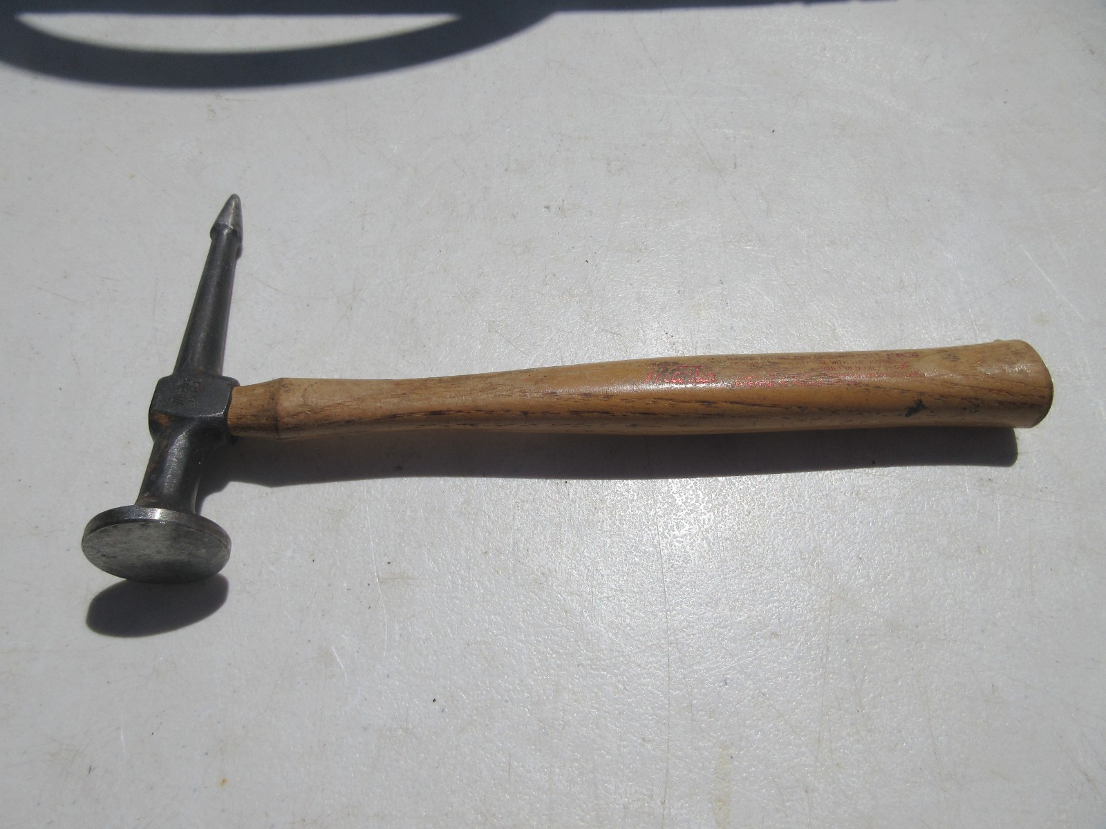Martin 158-G Auto Body Hammer Forged Steel Hickory Handle