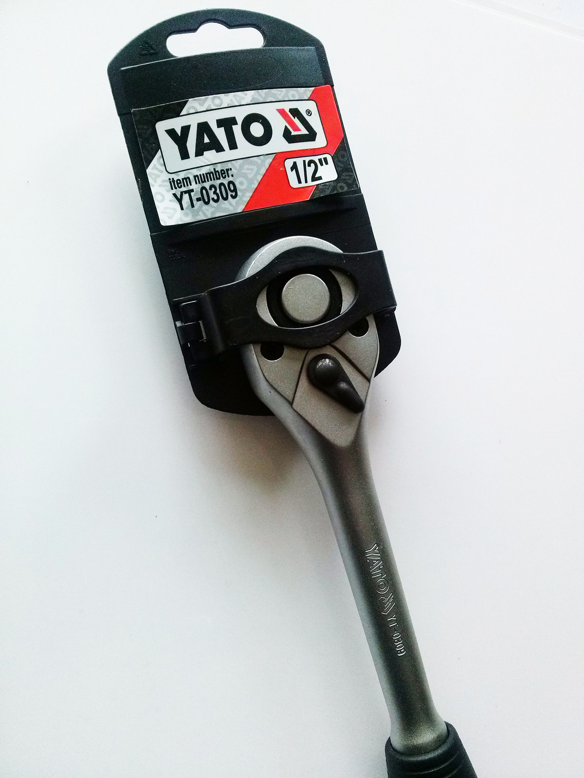 YATO Quick Release Ratchet Handle 1/2″ YT-0309 278mm DIN 3121, 72T CrV 6140