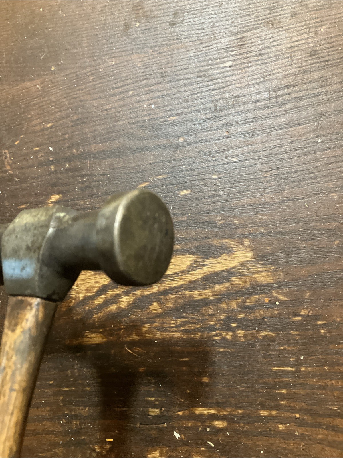 VINTAGE STANLEY AUTO BODY REPAIR ROUND FACE BUMPING SHRINKING HAMMER